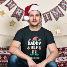 Pappa Elf-familjens matchande christmas-utrustning