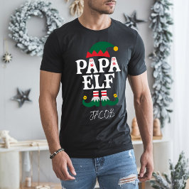 Pappa Elf Funny-familjens julmatchning T Shirt