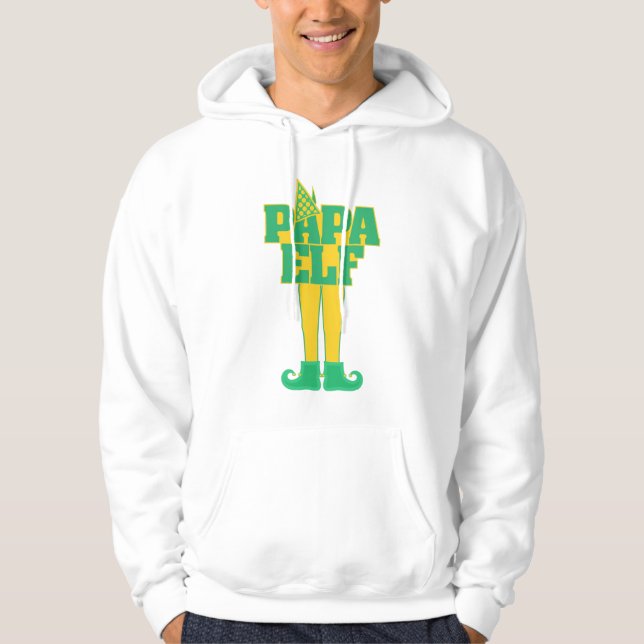 Pappa Elf Hoodie (Framsida)
