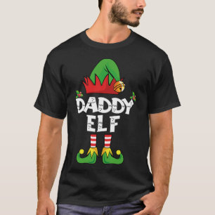 Pappa Elf Matching Family jul Party Pajama T Shirt