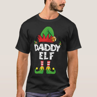Pappa Elf Matching Family jul Party Pajama T Shirt