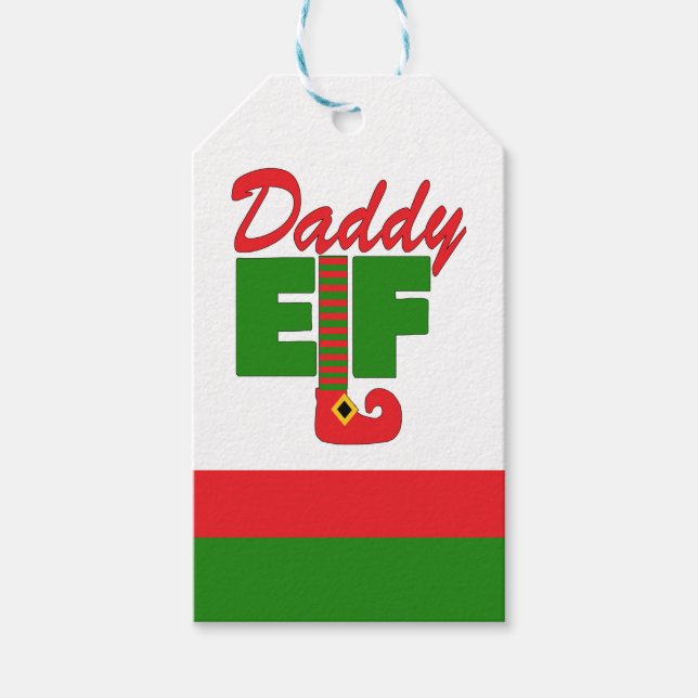 Pappa Elf Presentetikett (Framsidan)