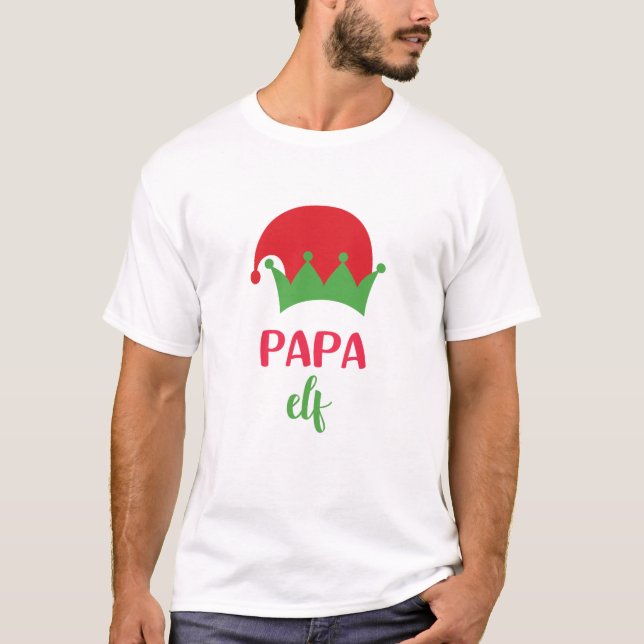 Pappa Elf T Shirt (Framsida)