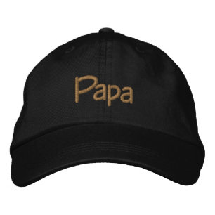 Pappa Embroized Hat Broderad Keps
