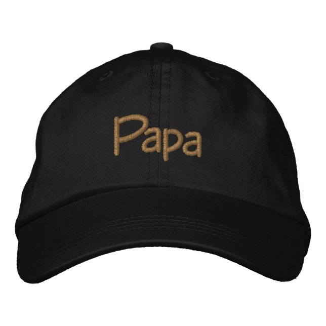 Pappa Embroized Hat Broderad Keps (Framsida)