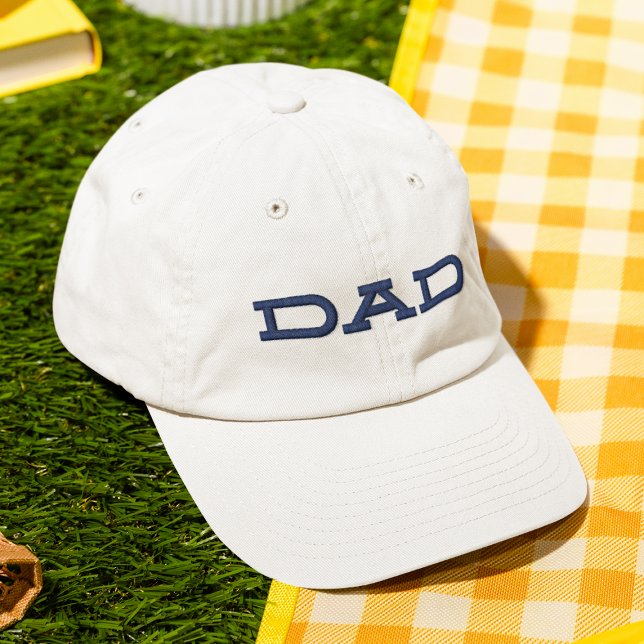 Pappa Enkel Coola Modern Typografi-Anpassningsbar Broderad Keps (Skapare uppladdad)