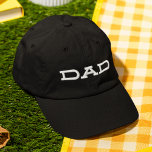 Pappa Enkel Coola Modern Typografi-Anpassningsbar Broderad Keps<br><div class="desc">Den moderna Anpassningsbarna "Pappa" med broderade basket i Pappa Simple Coola Modern Typography har den enkla,  broderade texten "". Perfekt som en gåva till pappa för Fars dag,  jul,  födelsedag och annat. Skapat av Evco Studio www.zazzle.com/store/evcostudio</div>