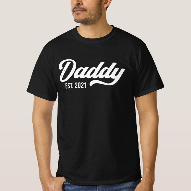 Pappa Est. 2021 T-Shirt (Framsida)