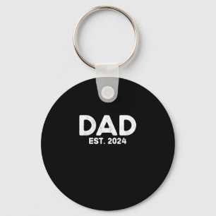PAPPA Est. 2024, Far till 2024, New Pappa 2024 Nyckelring