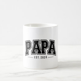Pappa Est. 2024 - Högtidlighållande av nya morfar Kaffemugg