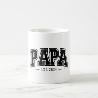 Pappa Est. 2024 - Högtidlighållande av nya morfar Kaffemugg