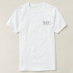 Pappa est 2025 Blivande pappa 2025 Logo Ny pappa 2 T Shirt