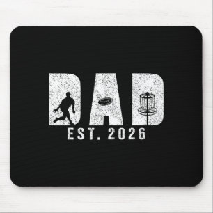 Pappa Est 2026 Disc Golf Pappa till Nya Bebis Papp Musmatta
