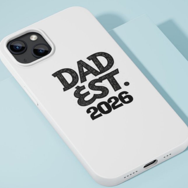 Pappa Est 2026 Stolt Pappa Sedan (Dad Est 2026 Proud Father Since Case-Mate iPhone Case
)