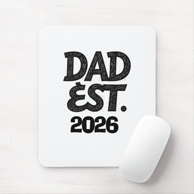 Pappa Est 2026 Stolt Pappa Sedan Musmatta (Med mus)