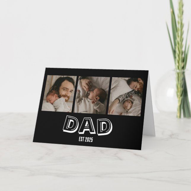 Pappa Est 3 Foto Present Fader Hittills  Kort (Framsida)