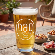 Pappa Est. Foto Modern Fet Enkel Barn Namn