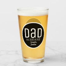Pappa Est. Foto Modern Fet Enkel Barn Namn
