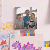 Pappa Est. Modern Fet Stilren Namn på Barnen