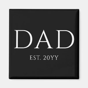Pappa Est Modern New Pappa befordrad till Pappa Magnet
