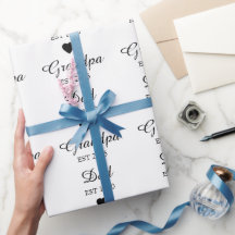 Pappa Est. Och morfar Est. - Fars dag Gift |