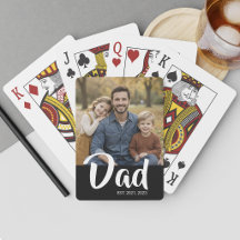 Pappa Estalished Script Svart Foto