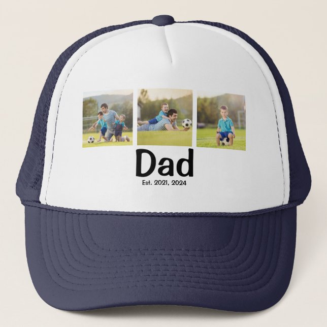 Pappa etablerad 3 foto  keps (Framsida)
