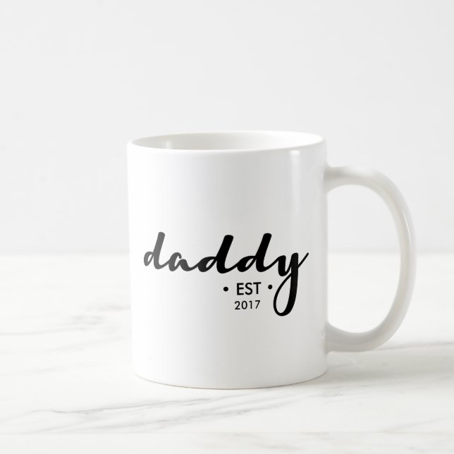 Pappa, Etablerad, År, Personlig Kaffemugg (Höger)