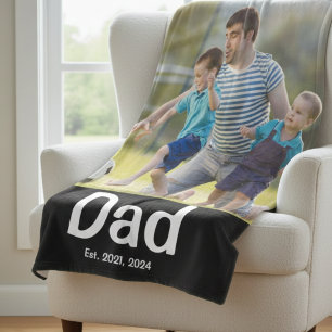 Pappa etablerad Foto  Fleecefilt