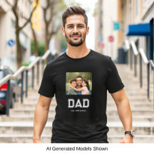 Pappa Etablerad Foto Modern Typsnitt Svart