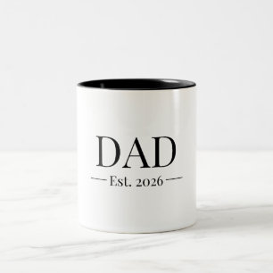 Pappa etablerade 2026 Två-Tonad mugg