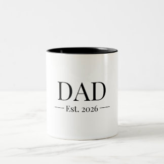 Pappa etablerade 2026 Två-Tonad mugg