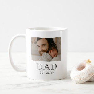 Pappa etablerade 2 foto kaffemugg