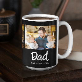 Pappa etablerade 3 Foto Kaffemugg