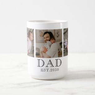 Pappa etablerade 3 foto kaffemugg