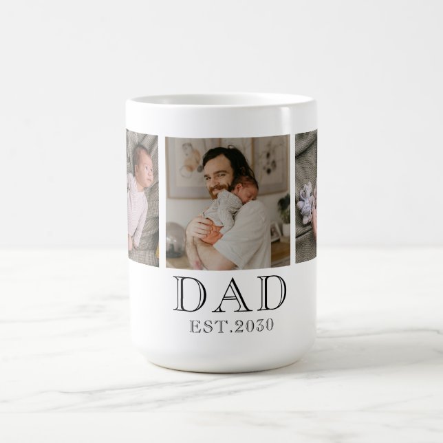 Pappa etablerade 3 foto  kaffemugg (Center)