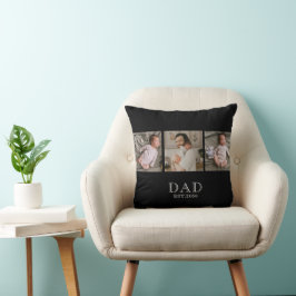 Pappa etablerade 3 foto Pappa Baby Kudde