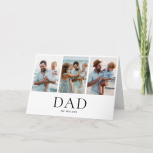 Pappa etablerade 3 Fotosammanställning Minnessaksg Kort