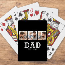 Pappa Etablerade Fet Typografi Svart 3 Foto