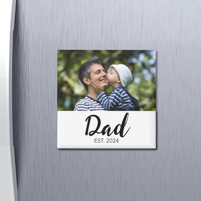 Pappa etablerade Foto Fars dag Magnet (Skapare uppladdad)