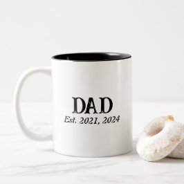Pappa etablerade modern minimalistisk Två-Tonad mugg