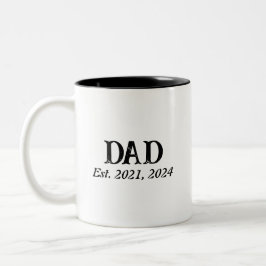 Pappa etablerade modern minimalistisk Två-Tonad mugg