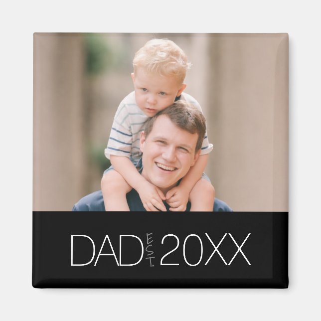 Pappa etablerade modern skriptmagnet  magnet (Framsidan)
