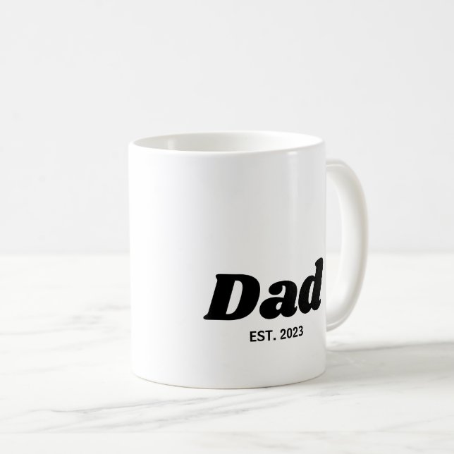 Pappa etablerade modern typografi kaffemugg (Framsida höger)