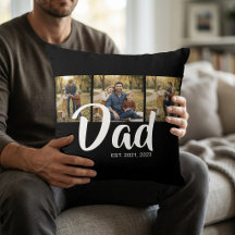 Pappa etablerade modernt manus svart 3 foto