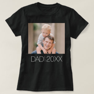 Pappa etablerade modernt manusfoto t shirt