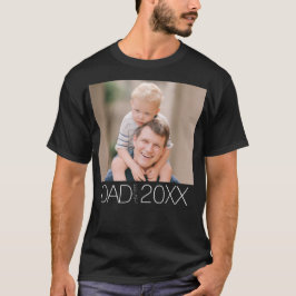 Pappa etablerade modernt manusfoto t shirt