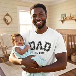 Pappa etablerade modigt svart år Ny pappagåva T Shirt