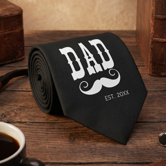 Pappa etablerade Mustasch år västernostalgisk Slips (Skapare uppladdad)