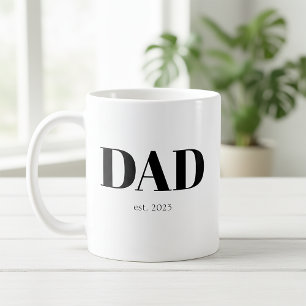 Pappa etablerade ny faderskapspresent kaffemug kaffemugg